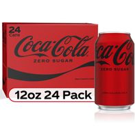 Coca Cola Zero Sugar Soda Cans