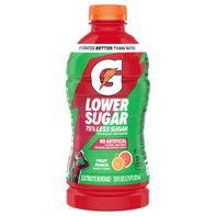 Gatorade Lower Sugar Electrolyte Sports Drink, Fruit Punch