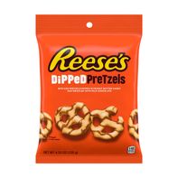 Reese's Milk Chocolate Peanut Butter Dipped Pretzels