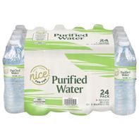 Nice! Purified Water - 16.9 fl oz x 24 pack
