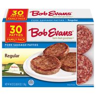 Bob Evans Farms Sausage Patties, Pork, Regular, Family Size