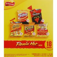 Frito Lay Flamin' Hot Mix Snacks Variety Pack