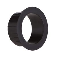 Commercial Electric 2 In. Furniture Hole Grommet, Black