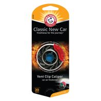 Arm & Hammer Car Air Freshener, Classic New Car, Vent Clip Caliper