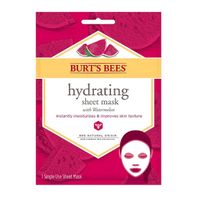 Burt's Bees Hydrating Sheet Mask With Watermelon, 99% Natural Origin