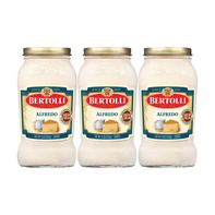 Bertolli Alfredo Sauce with Aged Parmesan Cheese, Made with Fresh Cream and Real Butter, 15 oz (Pack of 3)