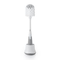 OXO Tot Gray Bottle Brush With Nipple Cleaner & Stand
