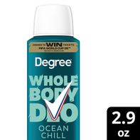 Degree Men Whole Body Deodorant Spray, Ocean Chill Scent