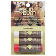 Sun Bum Sunscreen Lip Balm, Broad Spectrum SPF 30, 3 Pack