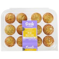 Meijer Fresh Lemon Poppyseed Mini Muffins