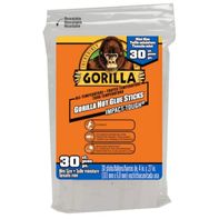 Gorilla Hot Glue Sticks 4 inch Mini, 30 count Bag, All Temperature