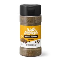 Well Market, Ground Black Pepper,1.5 oz