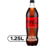 Coca Cola Zero Sugar Soda Bottle