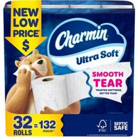 Charmin Toilet Paper Ultra Soft, Rolls