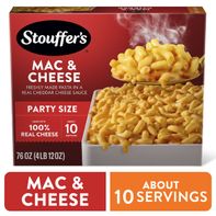 Stouffer's Mac and Cheese Party Size Frozen Mac N Cheese Frozen Dinners