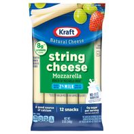 Kraft String Cheese, Reduced Fat, Mozzarella