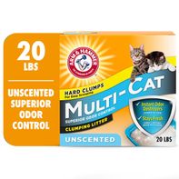 ARM & HAMMER Unscented Multi-Cat Clumping Cat Litter