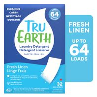Tru Earth Laundry Detergent Sheets, Fresh Linen