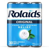Rolaids Original Heartburn Relief Mint Chewable Tablets