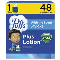 Puffs Plus Lotion with the Scent of Vick's Facial Tissue