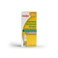 Meijer Earwax Removal Carbamide Peroxide 6.5% Drops
