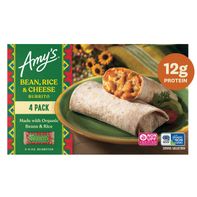 Amy's Bean, Rice & Cheese Burrito 4 Pack