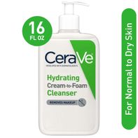 CeraVe Hydrating Cream-to-Foam Cleanser for Balanced to Dry Skin