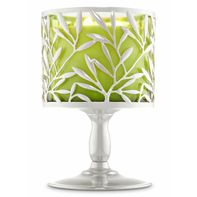 Vine Leaf Pedestal 3-Wick Candle Holder