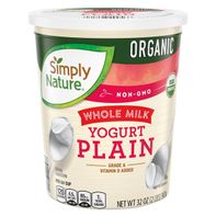 Simply Nature Organic Whole Milk Plain Yogurt