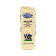 James Farm - White American Cheese - 5 lbs/160 Slices