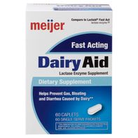 Meijer Fast Acting Dairy Aid Lactose Enzyme Digestive Supplement
