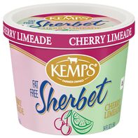 Kemps Fat Free Cherry Limeade Sherbet