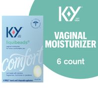 K-Y Silicone Personal Lubricant, Liquibeads Vaginal Moisturizer, For Comfort & Sex