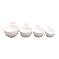 Ashland Ceramic Bunny 4-Piece Measuring Cup Set