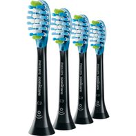 Philips Sonicare C3 Premium Plaque Control Replacement Toothbrush Heads, HX9044/95, BrushSync Technology, Black