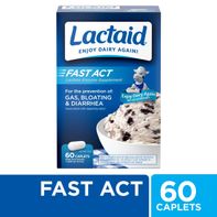 Lactaid Fast Act Lactose Intolerance Caplets