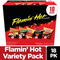 Frito Lay Flamin' Hot Mix Snacks Variety Pack