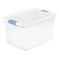 Sterilite 64 Quart Clear Storage Tote With Lid