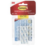 Command Decorating Clips, Damage-Free Hanging, Value Pack