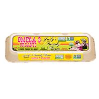Judy's Family Farm Organic Omega 3 Brown Large Eggs