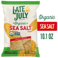 LATE JULY Snacks Restaurant Style Sea Salt Tortilla Chips