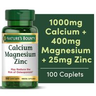 Nature's Bounty Calcium-Magnesiuim-Zinc Immune Support & Bone Health Caplets