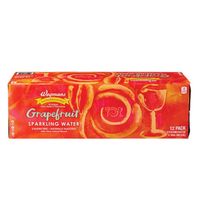 Wegmans Grapefruit Sparkling Water, 12 Pack Cans