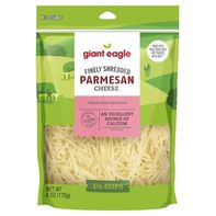 Giant Eagle Parmesan Finely Shredded Cheese