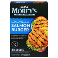 SeaPak Morey's Salmon Burger, Wild Alaskan