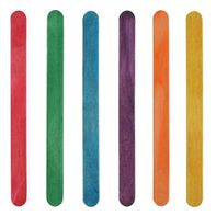 Creatology Wood Craft Sticks - Primary Colors