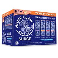 White Claw Surge Hard Seltzer Variety Pack No. 1, 12 Pack, 12 fl oz Cans, 8% ABV