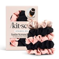 Kitsch Satin Scrunchies, No-Crease Frizz Control