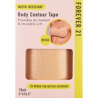 Forever 21 Body Tape, 4 x 16.5 in - Beige