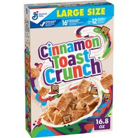 General Mills Cinnamon Toast Crunch Large Size Cereal